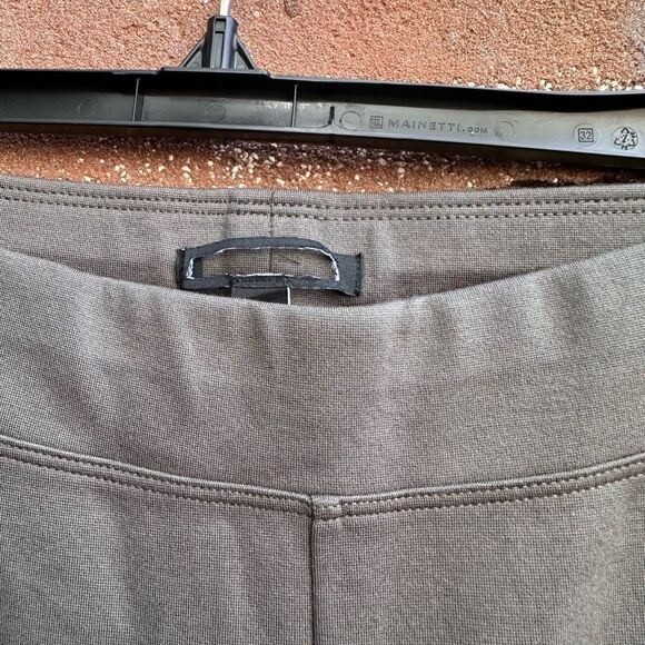 Eileen Fisher $198 washable flex ponte Stretch Tencel gray Ankle Pants M - Picture 11 of 16